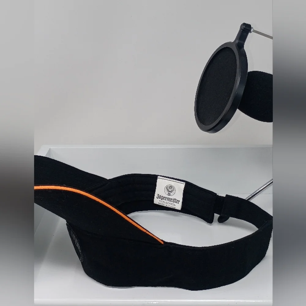 Jägermister, Black Sun Visor with Orange Trim